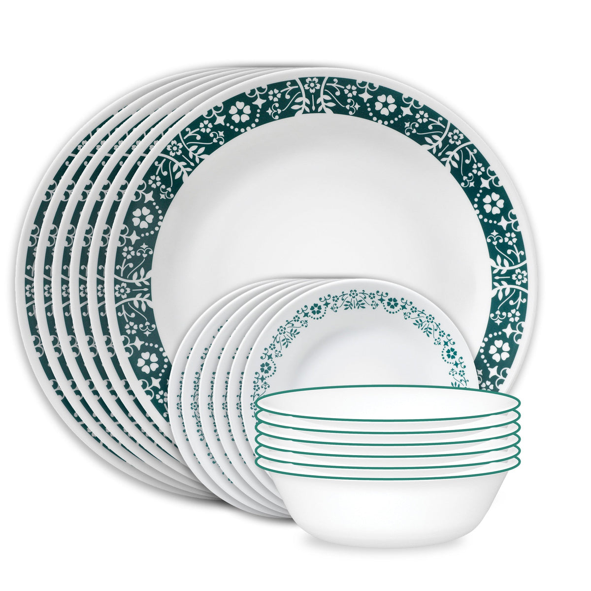 Corelle Penelope 18 Piece Dinner Set