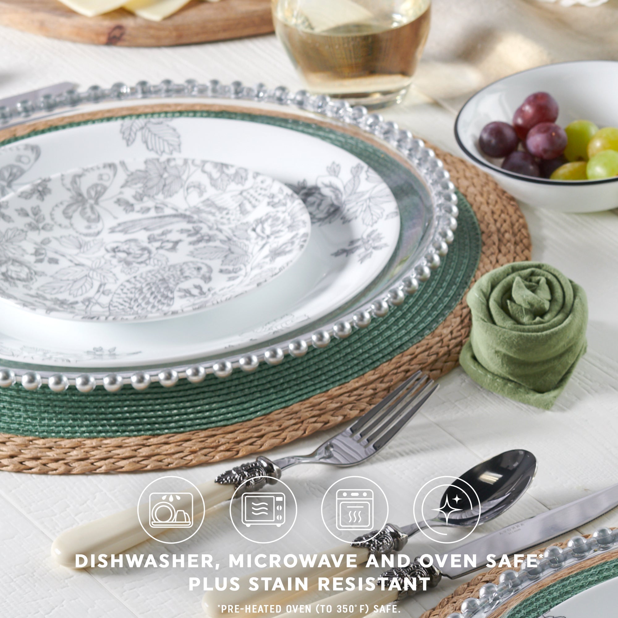 Corelle Francheska 16 Piece Dinner Set