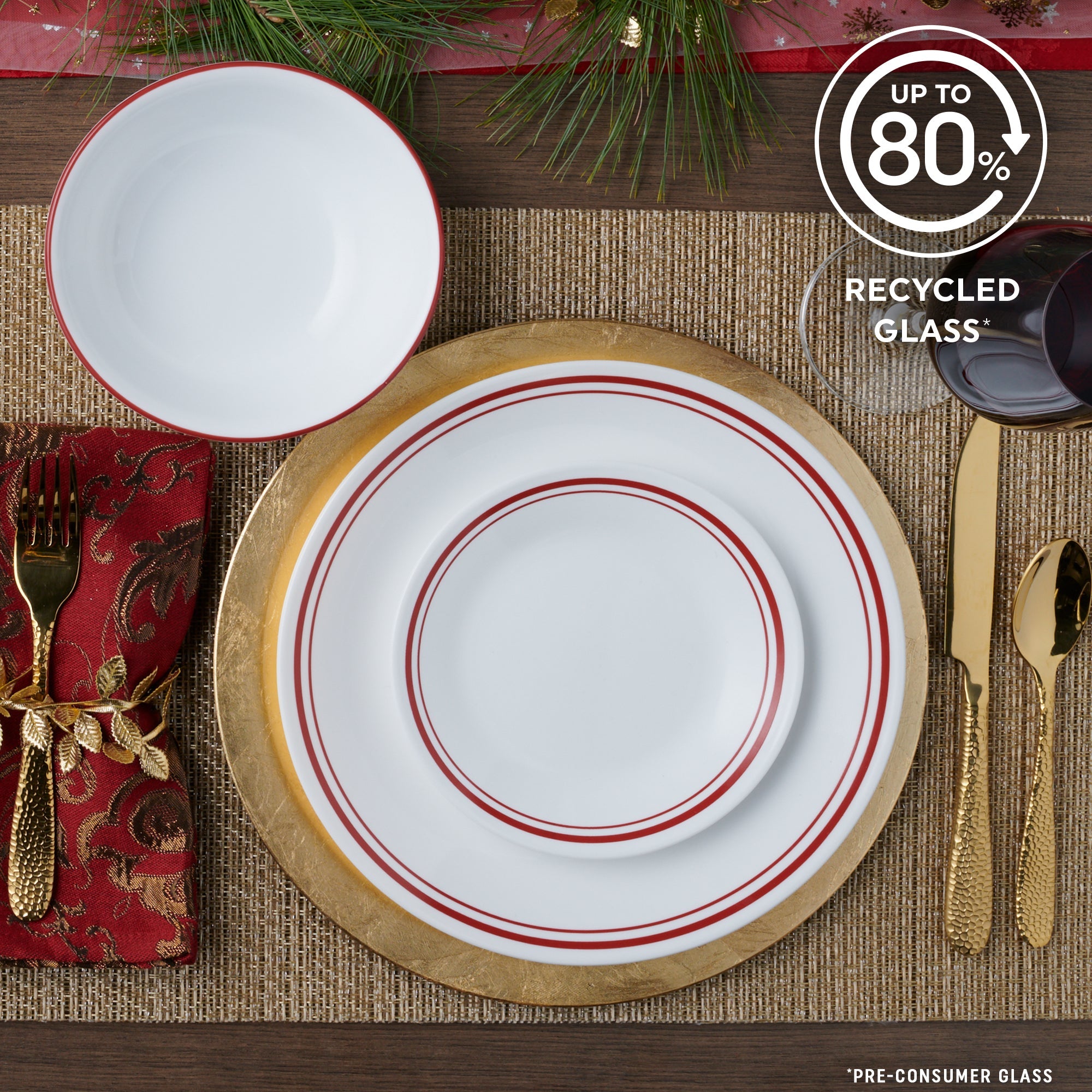 Corelle Logan 18 Piece Dinner Set