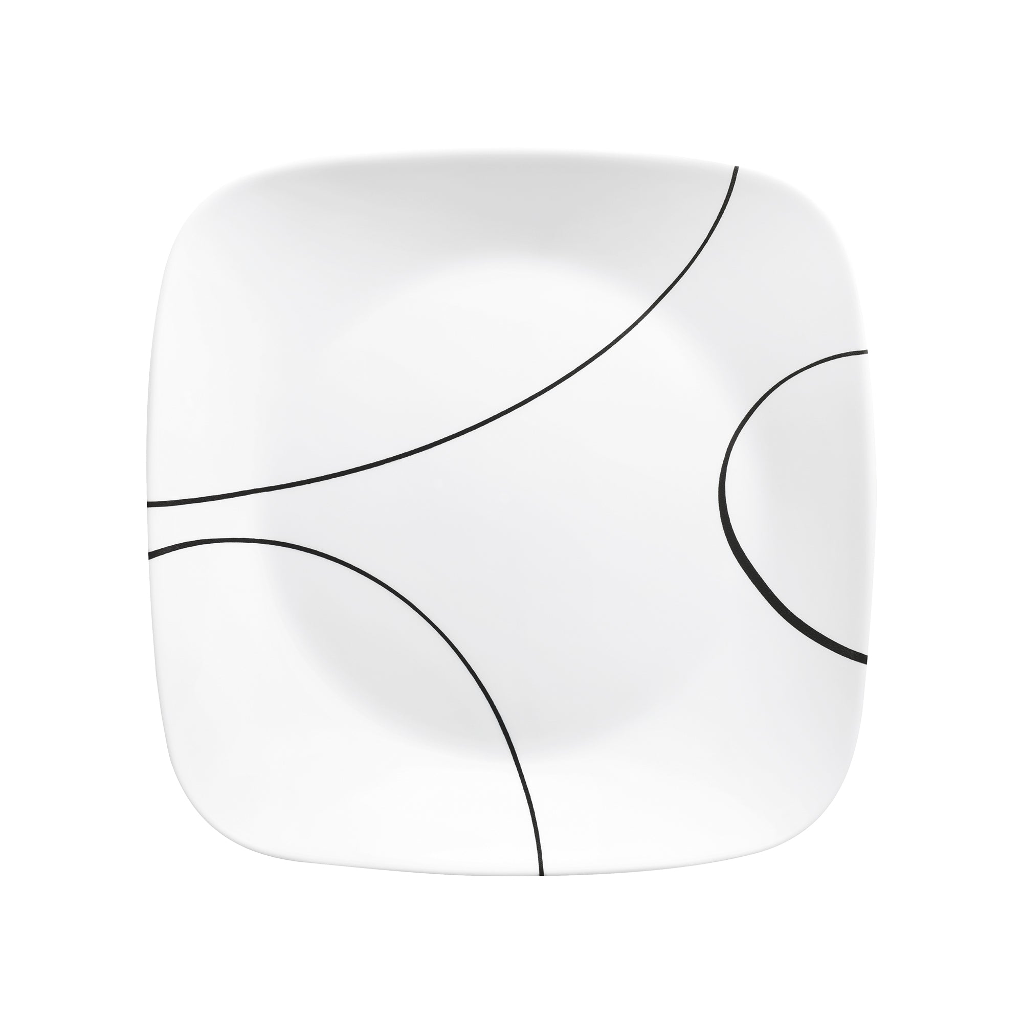 Corelle Square Simple Lines Lunch Plate 22.9cm