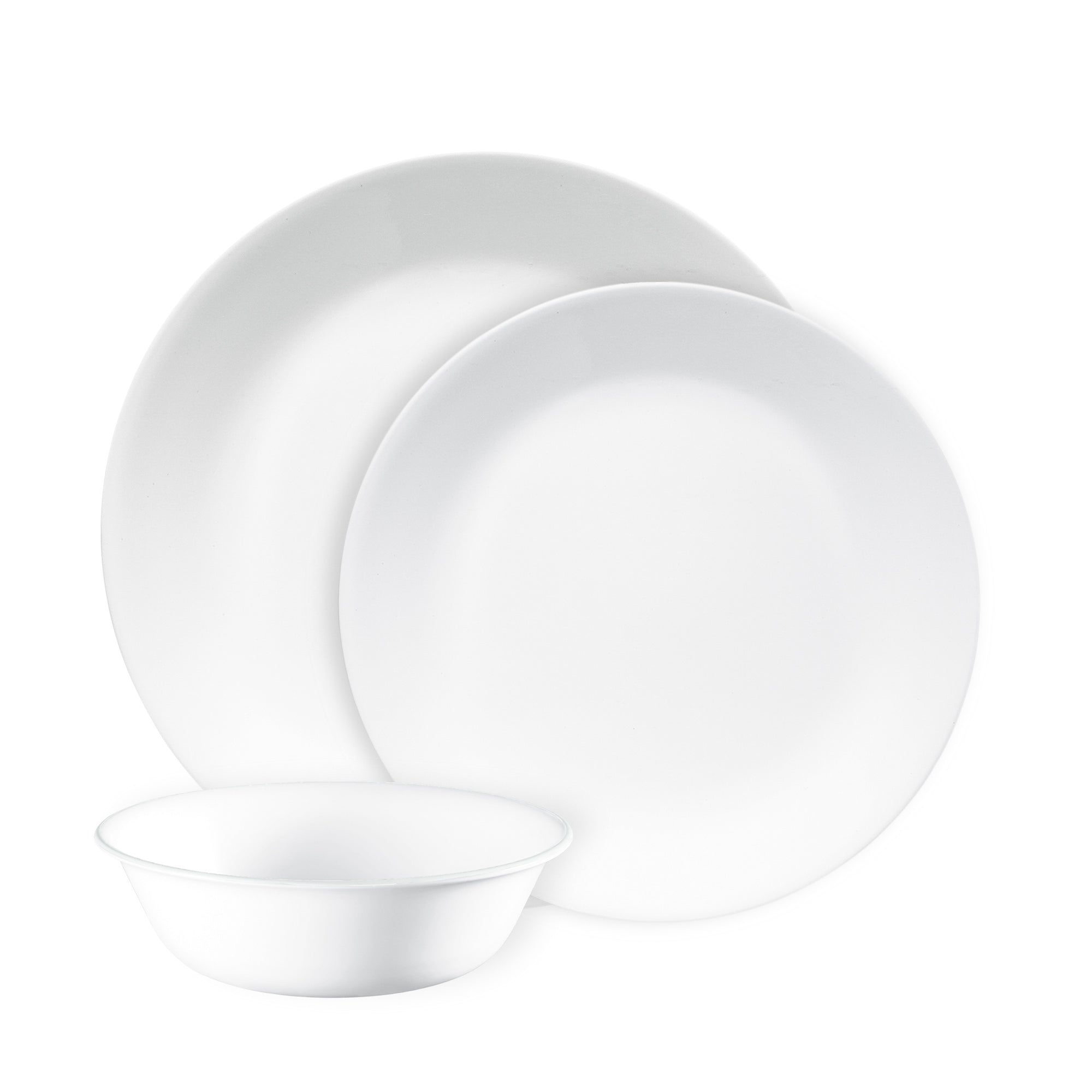 Corelle Winter Frost White 12 Piece Dinner Set
