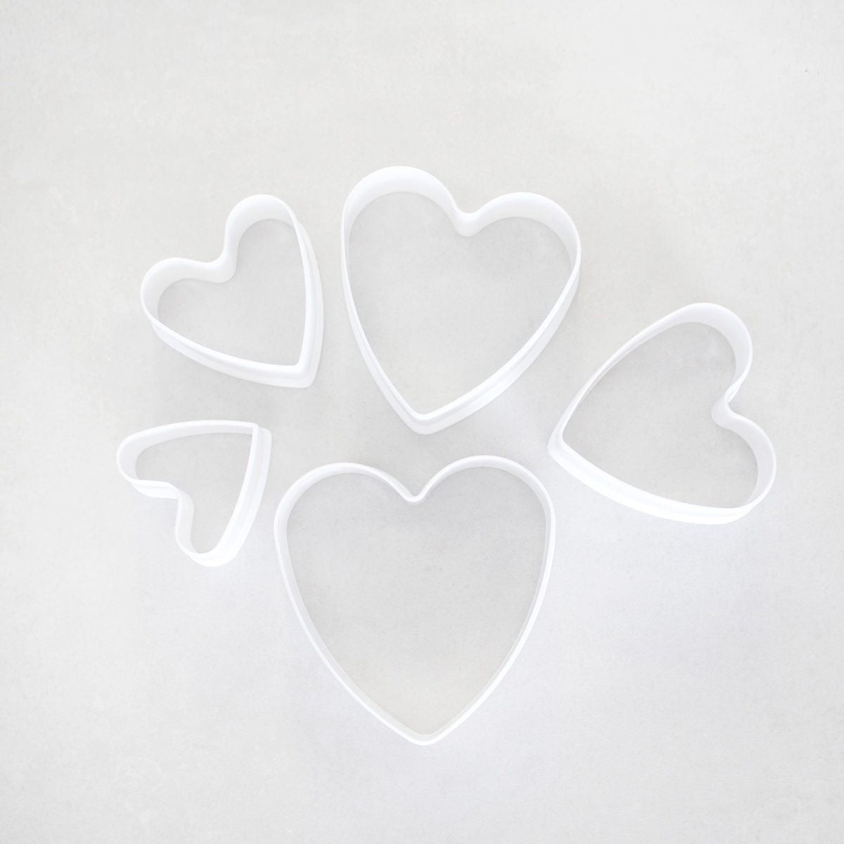 LOYAL Heart Cutter Set 5 Piece