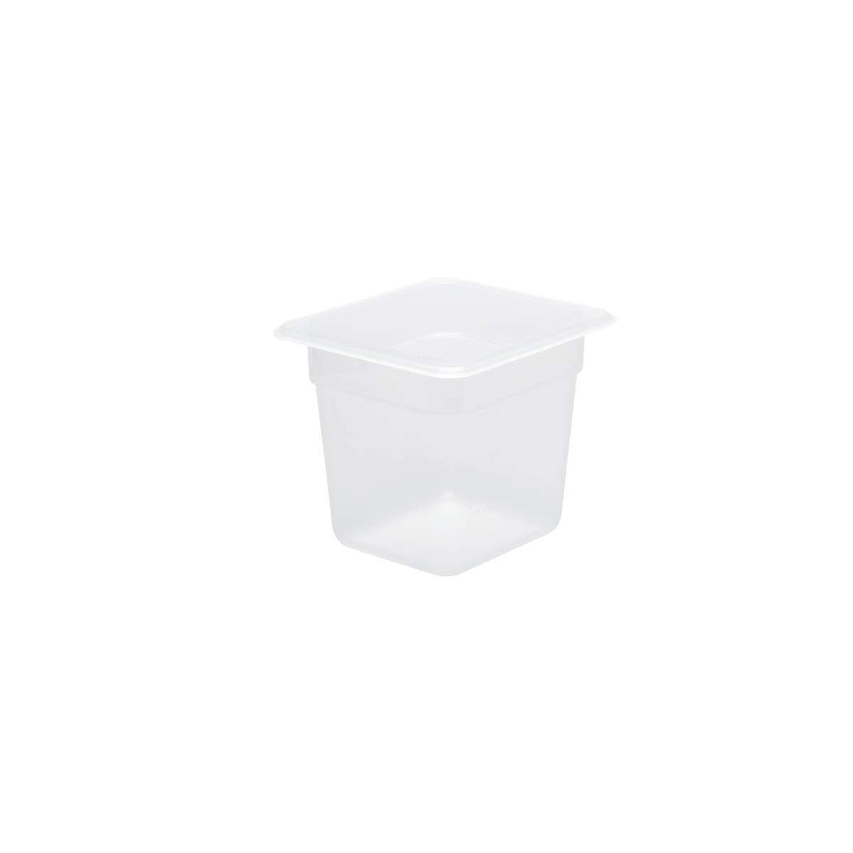 Chef Inox GN Storage Container Polypropylene Size 1/6 x 150mm Clear