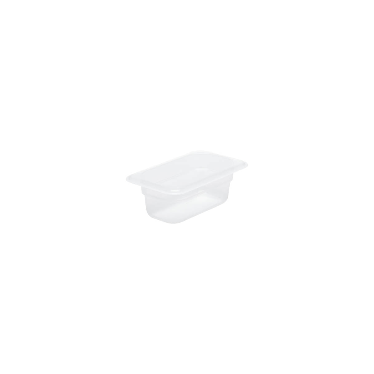 Chef Inox GN Storage Container Polypropylene Size 1/9 x 65mm Clear