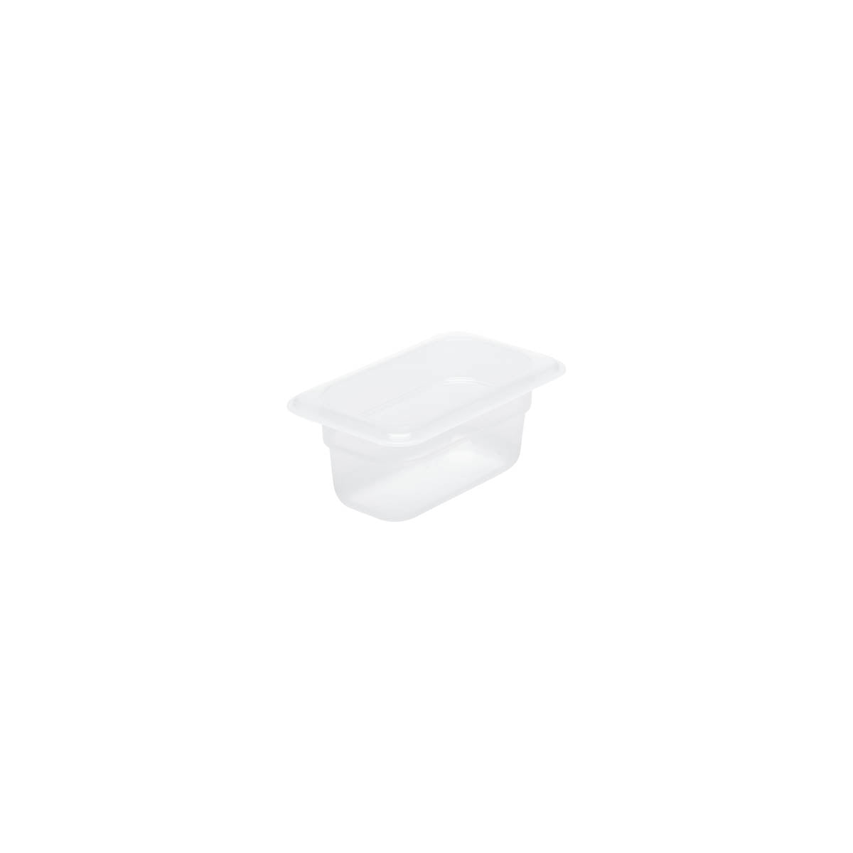 Chef Inox GN Storage Container Polypropylene Size 1/9 x 100mm Clear