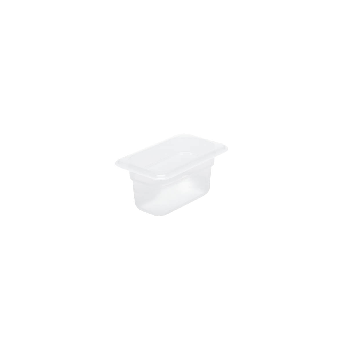 Chef Inox GN Storage Container Polypropylene Size 1/9 x 150mm Clear