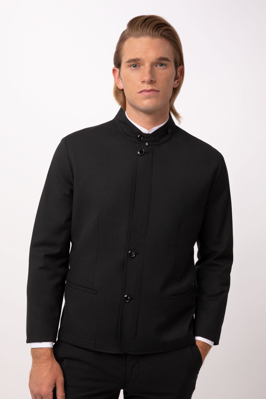 Chef Works Apex Men's Banquet Coat - Black