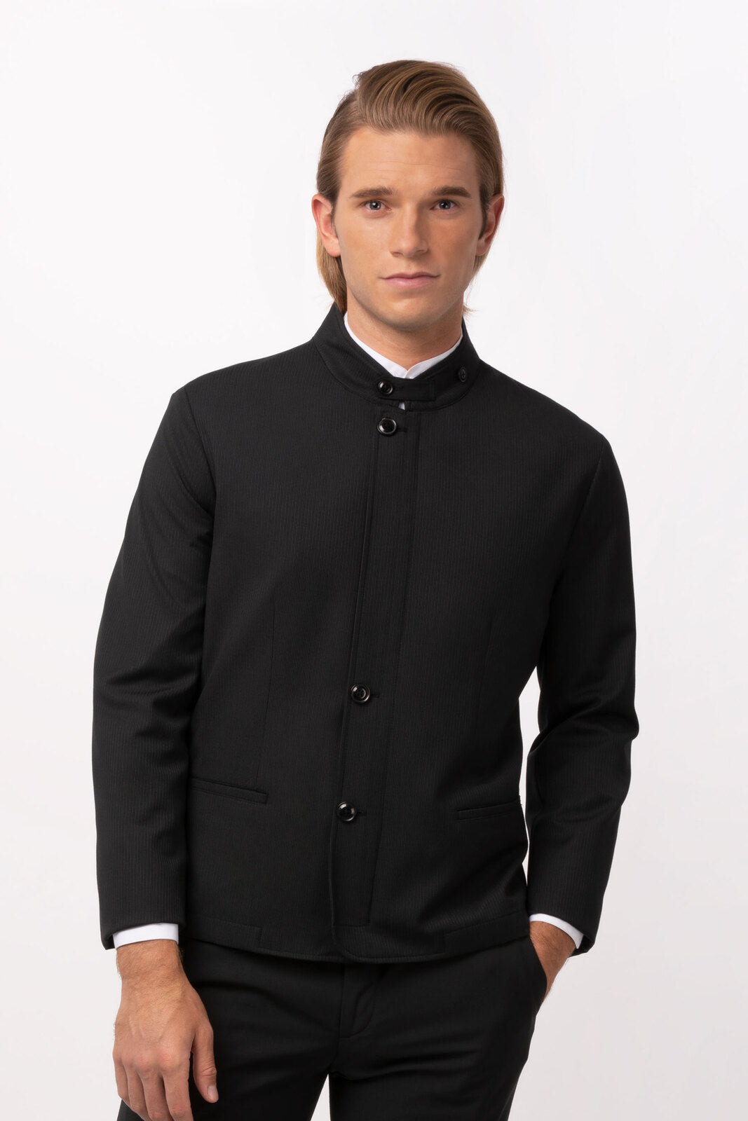 Chef Works Apex Men's Banquet Coat - Black
