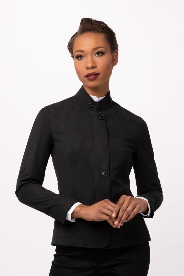 Chef Works Apex Women's Banquet Coat - Black