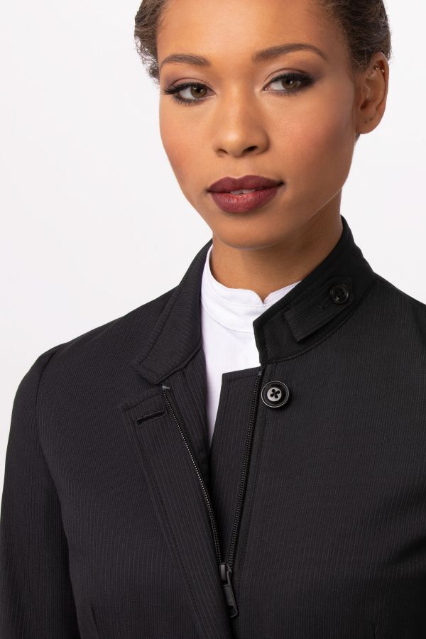 Chef Works Apex Women's Banquet Coat - Black