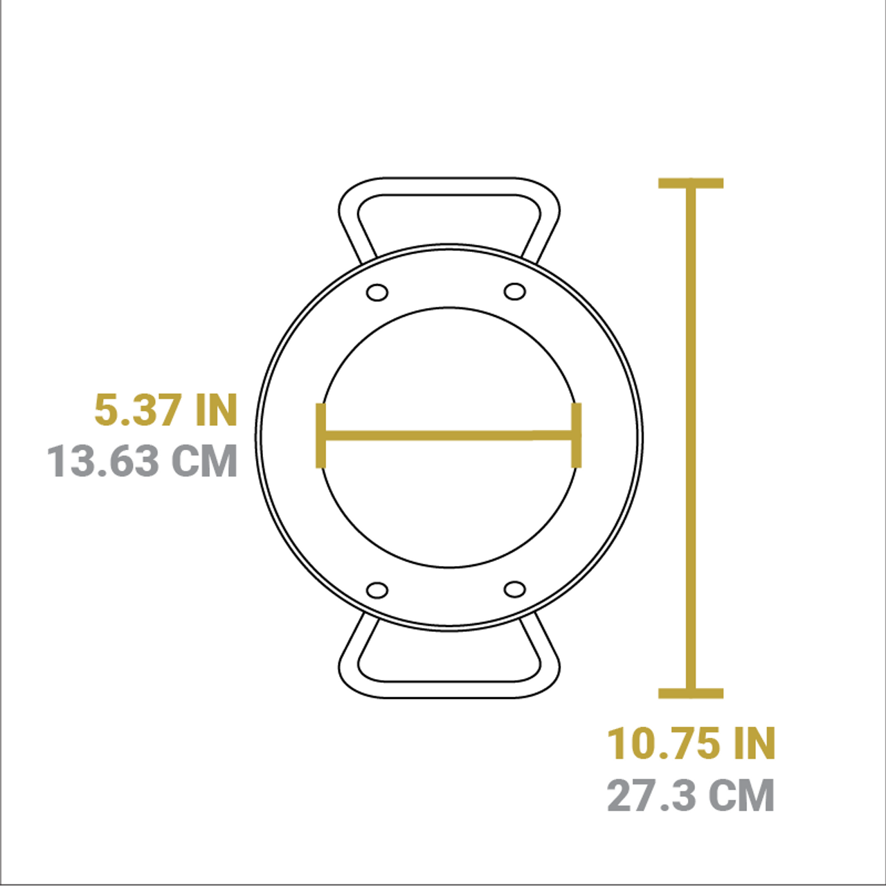 Lodge 8 Inch Seasoned Carbon Steel Dual Handle Pan
