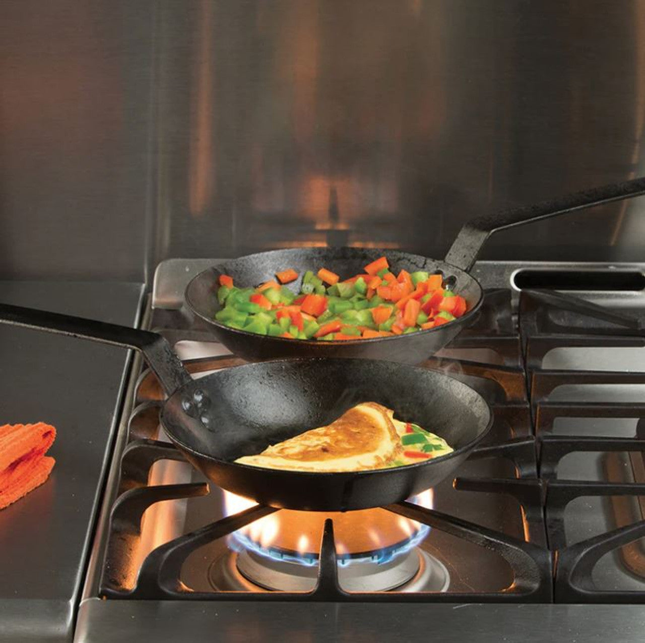 Lodge 8 Inch Seasoned Carbon Steel Skillet