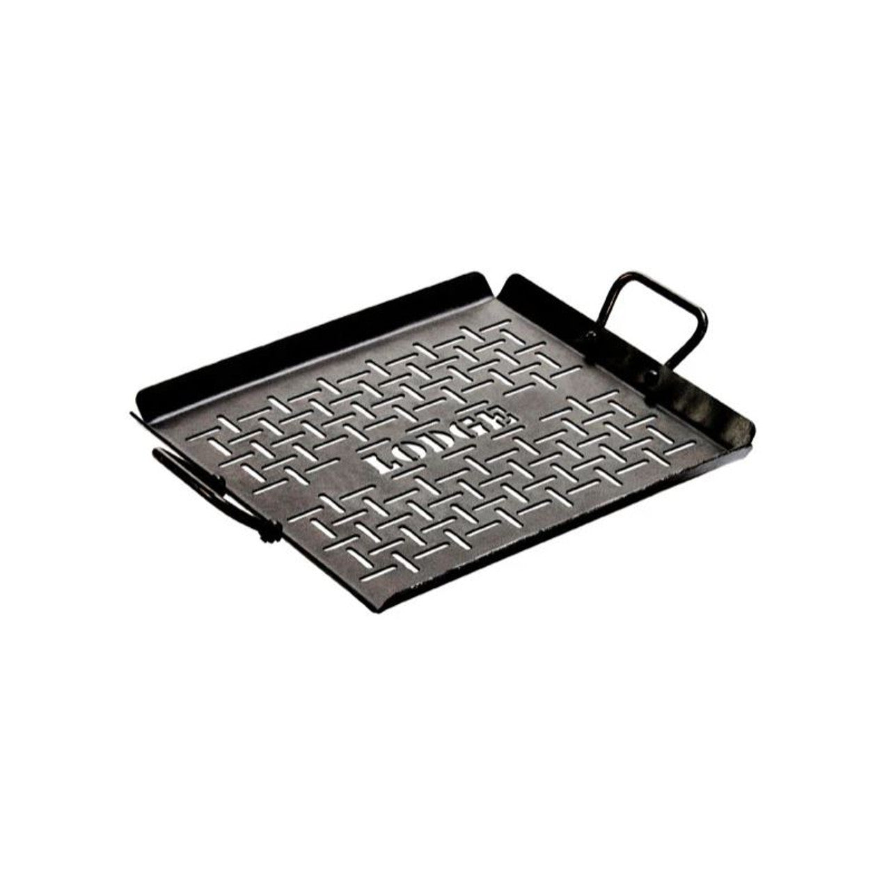 Lodge 13 x 12 Inch Seasoned Carbon Steel Grill Pan