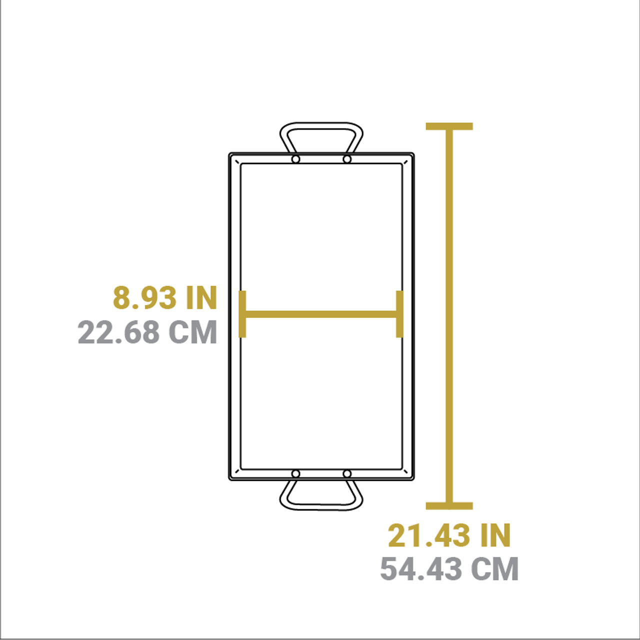 Lodge 18 x 10 Inch Seasoned Carbon Steel Griddle