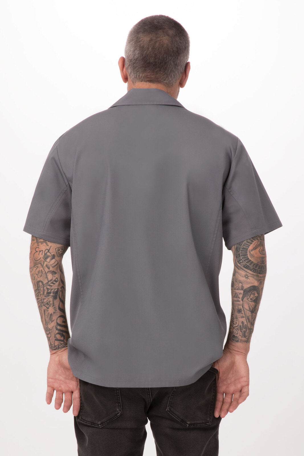 Chef Works Universal Men's Shirt - Grey
