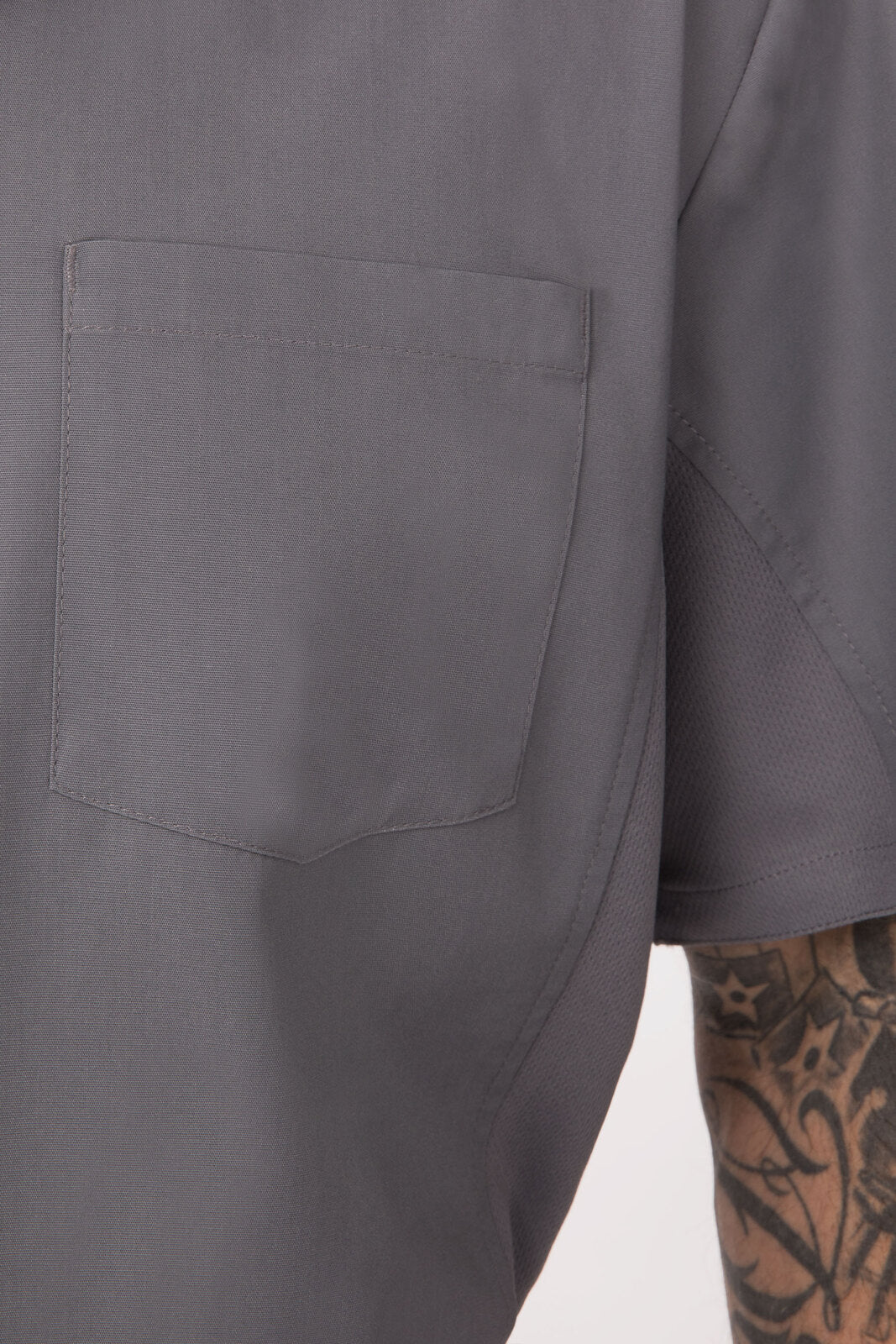 Chef Works Universal Men's Shirt - Grey