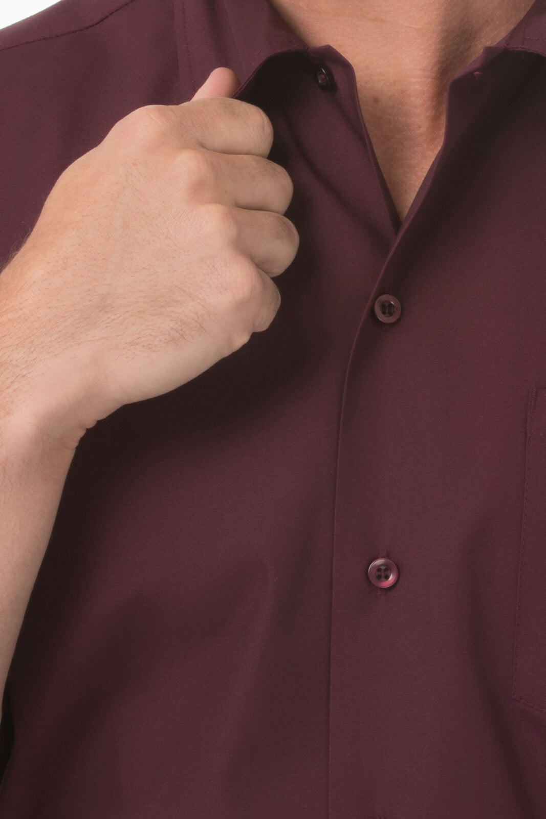 Chef Works Universal Men's Shirt - Merlot