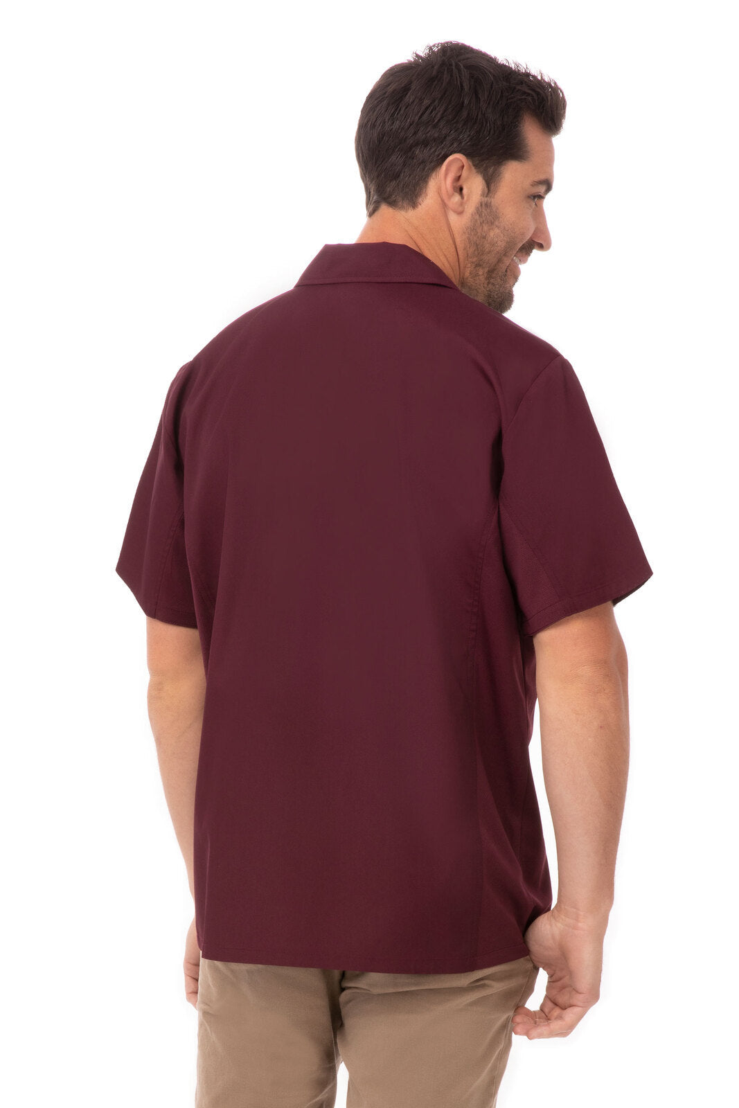 Chef Works Universal Men's Shirt - Merlot