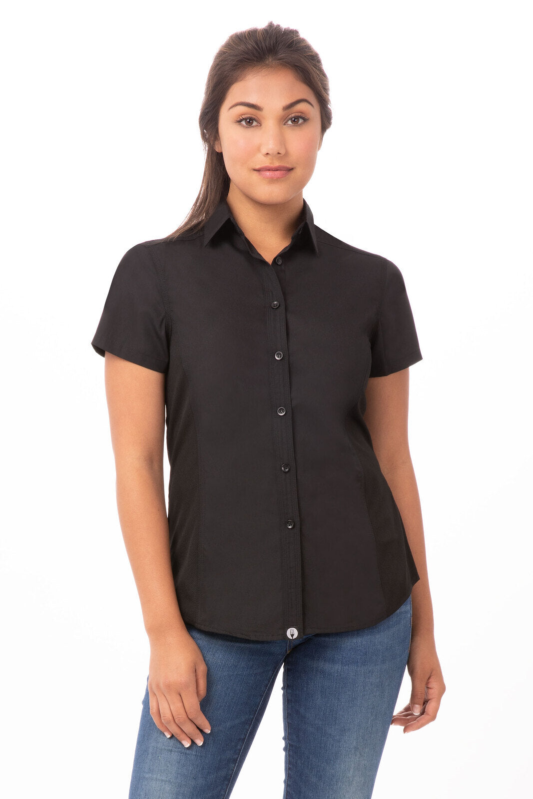 Chef Works Universal Women's Shirt - Black