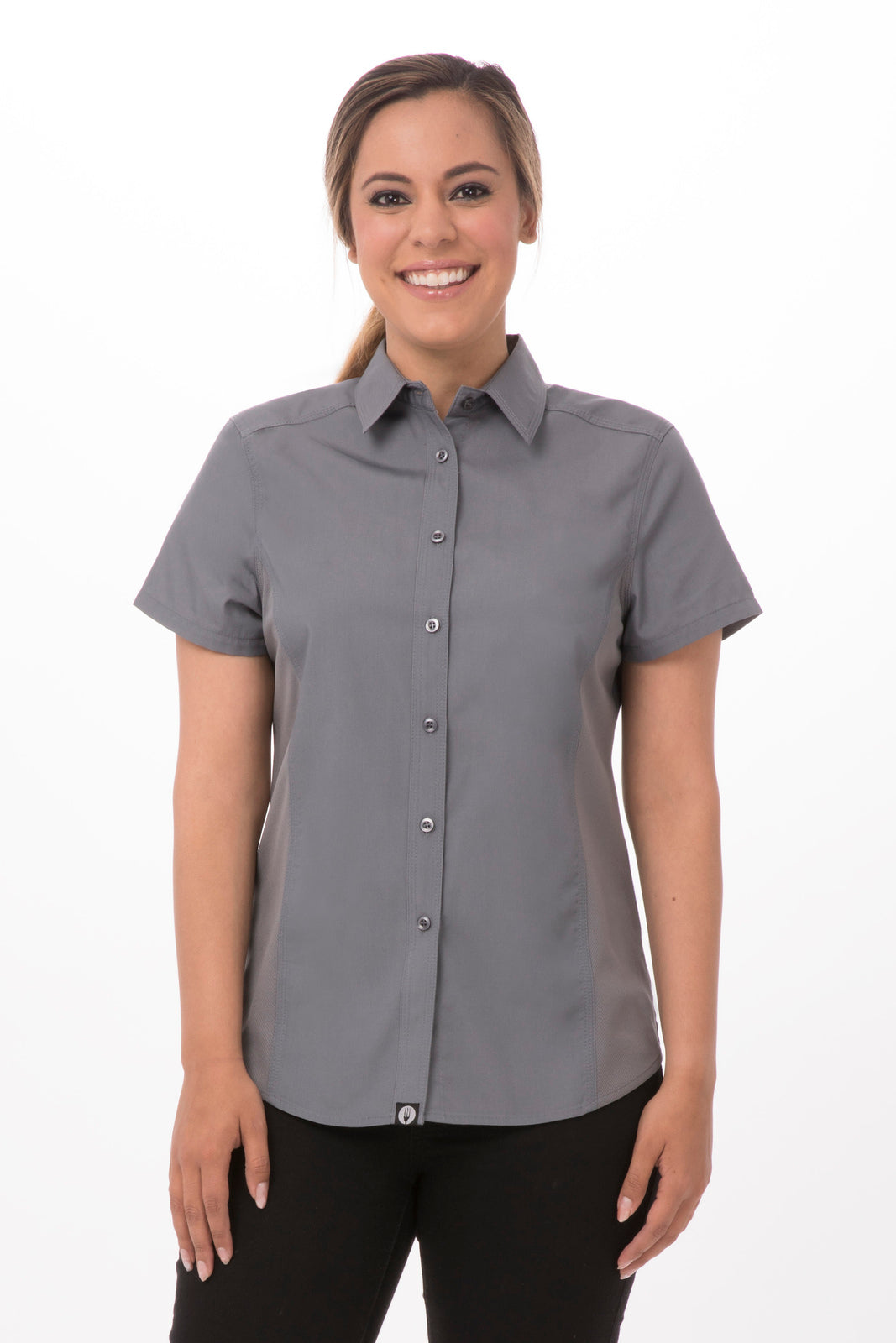 Chef Works Universal Women's Shirt - Grey