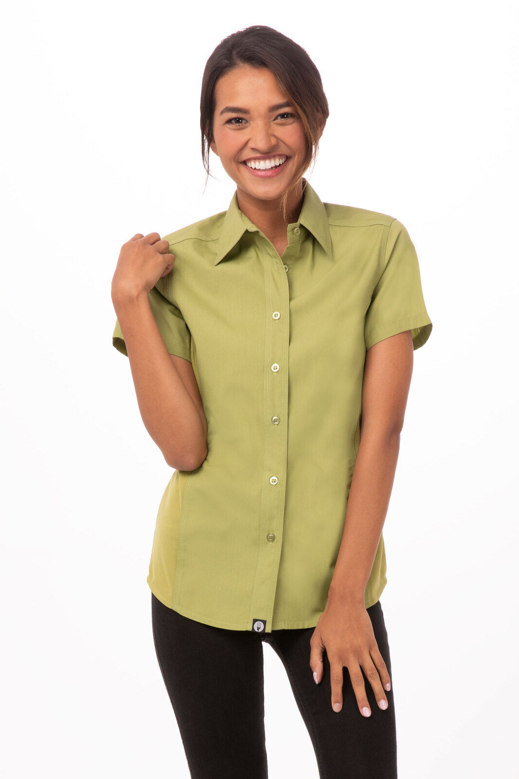 Chef Works Universal Women's Shirt - Lime
