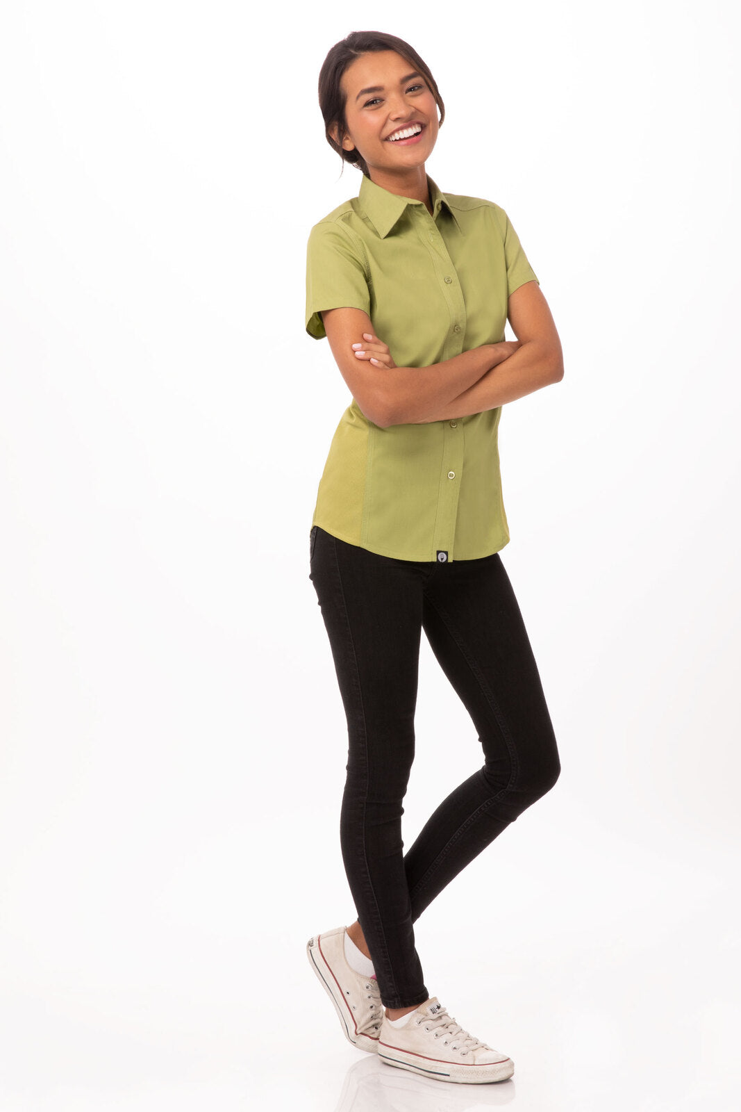 Chef Works Universal Women's Shirt - Lime