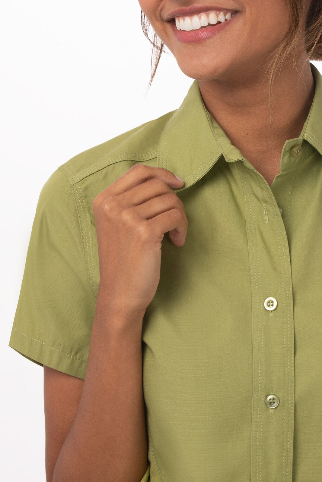 Chef Works Universal Women's Shirt - Lime