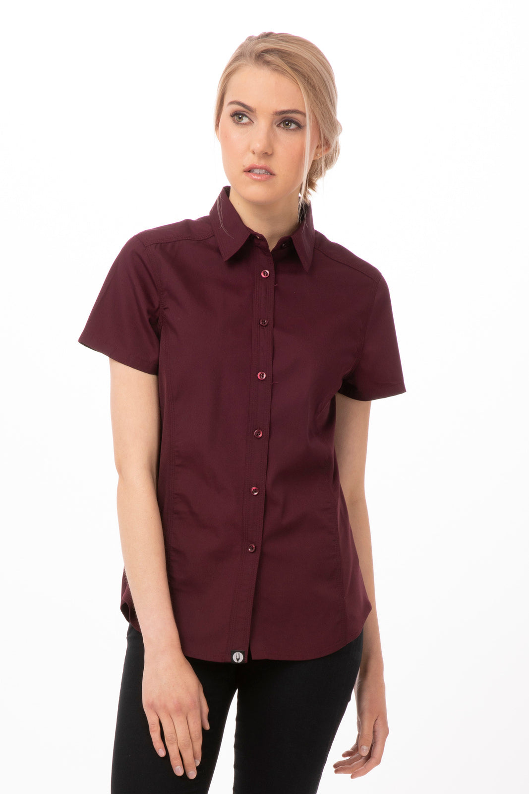 Chef Works Universal Women's Shirt - Merlot