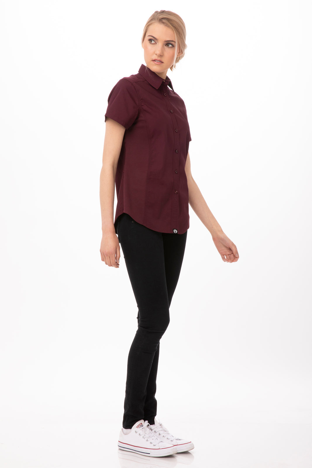 Chef Works Universal Women's Shirt - Merlot
