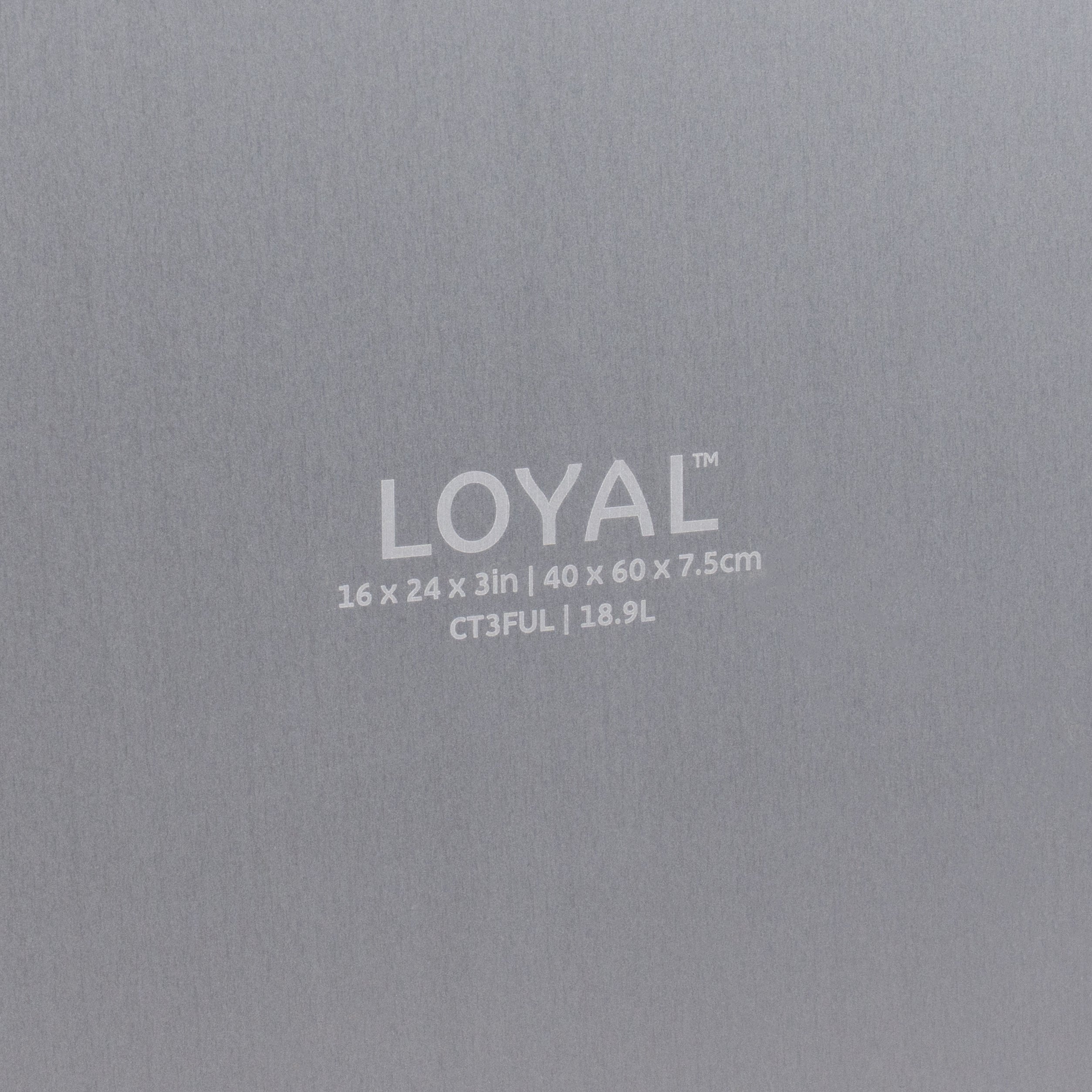 LOYAL Elite Anodised Full Slab Cake Tin 16 x 24 x 3 Inch