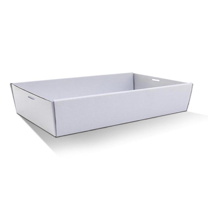ecoware White Catering Tray Large (Carton of 50)