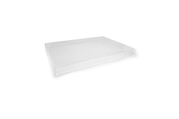 ecoware Clear RPET Catering Tray Lid Medium (Pack of 50)