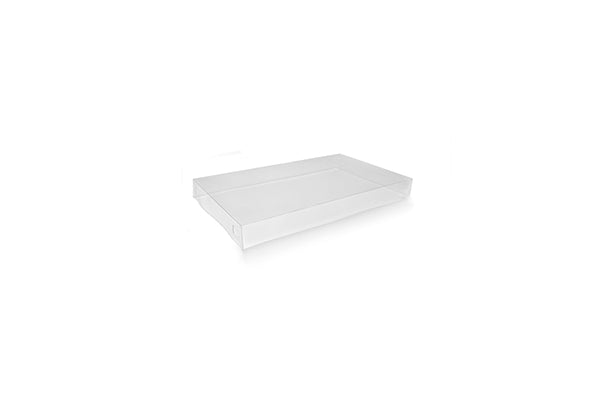 ecoware Clear RPET Catering Tray Lid Small (Pack of 50)