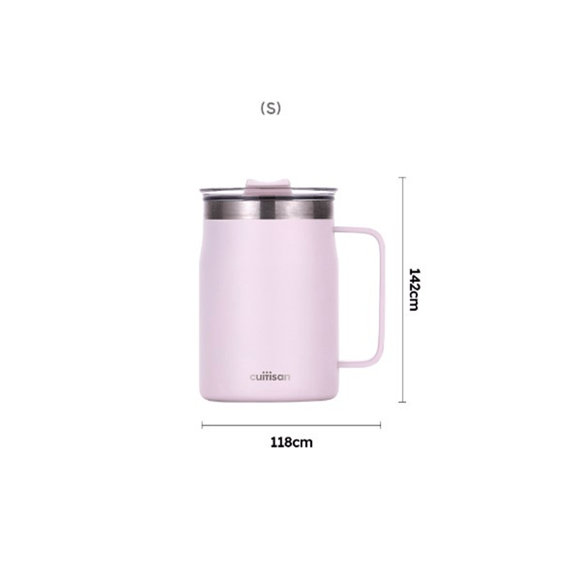 Cuitisan Trend Mug (530ml) Cream Lavender