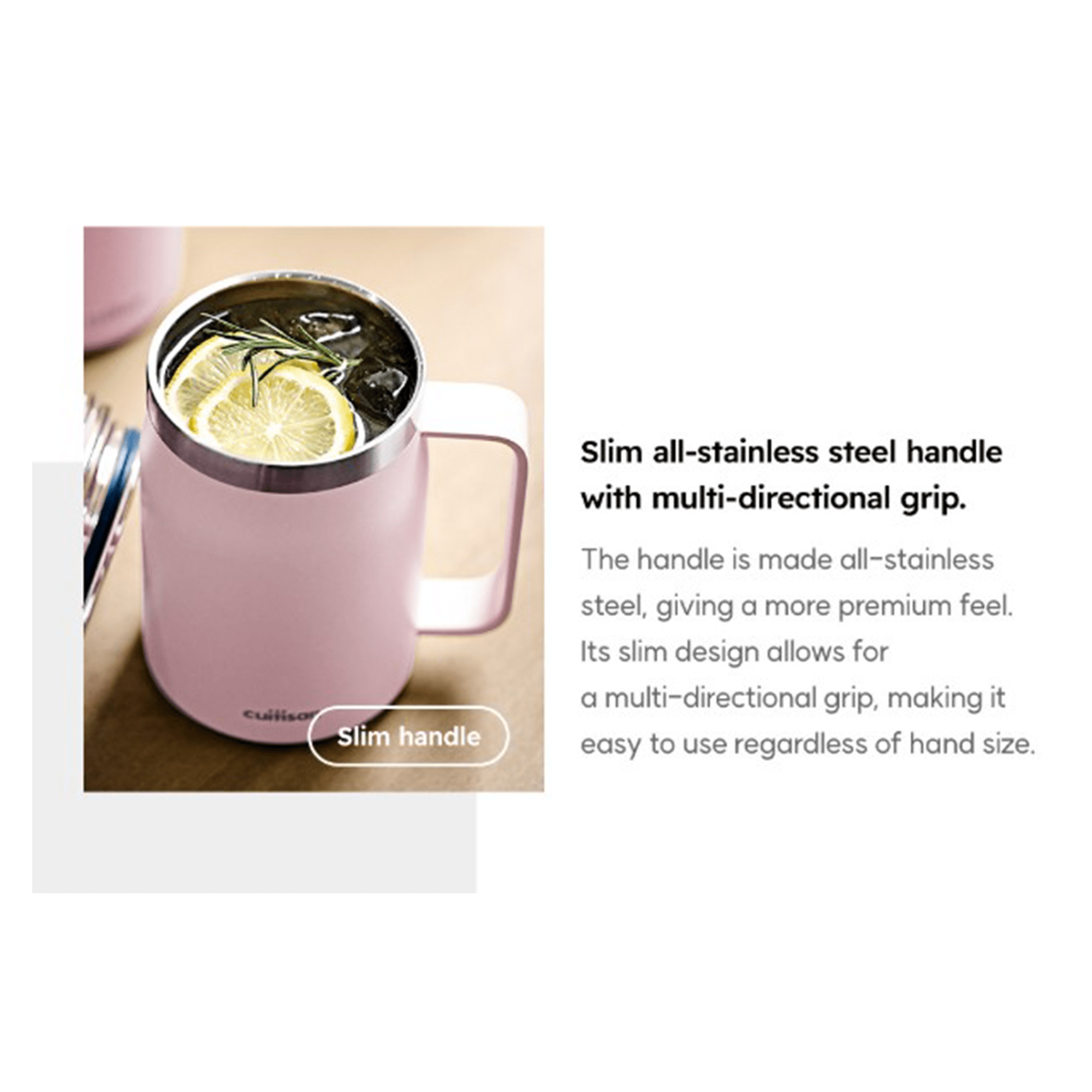 Cuitisan Trend Mug (680ml) Cream Lavender