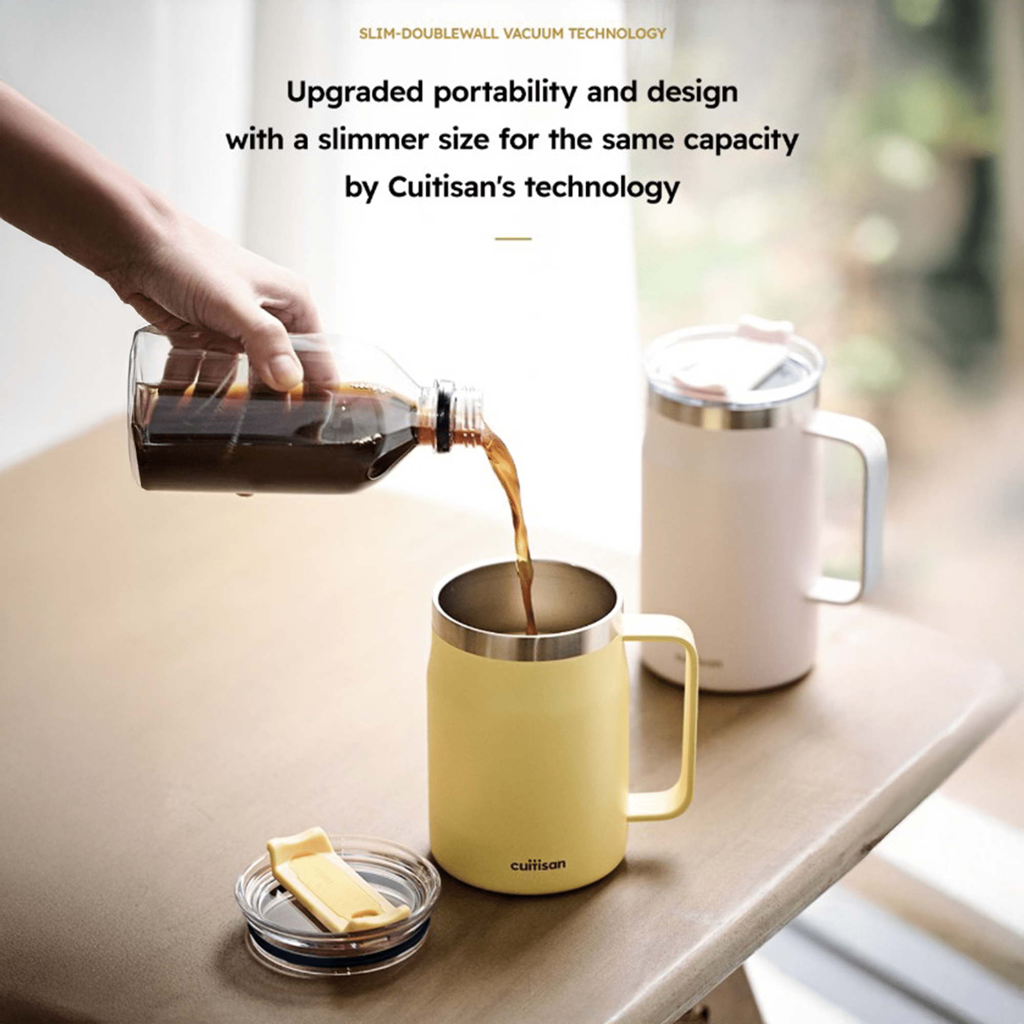 Cuitisan Trend Mug (680ml) Lemon Yellow