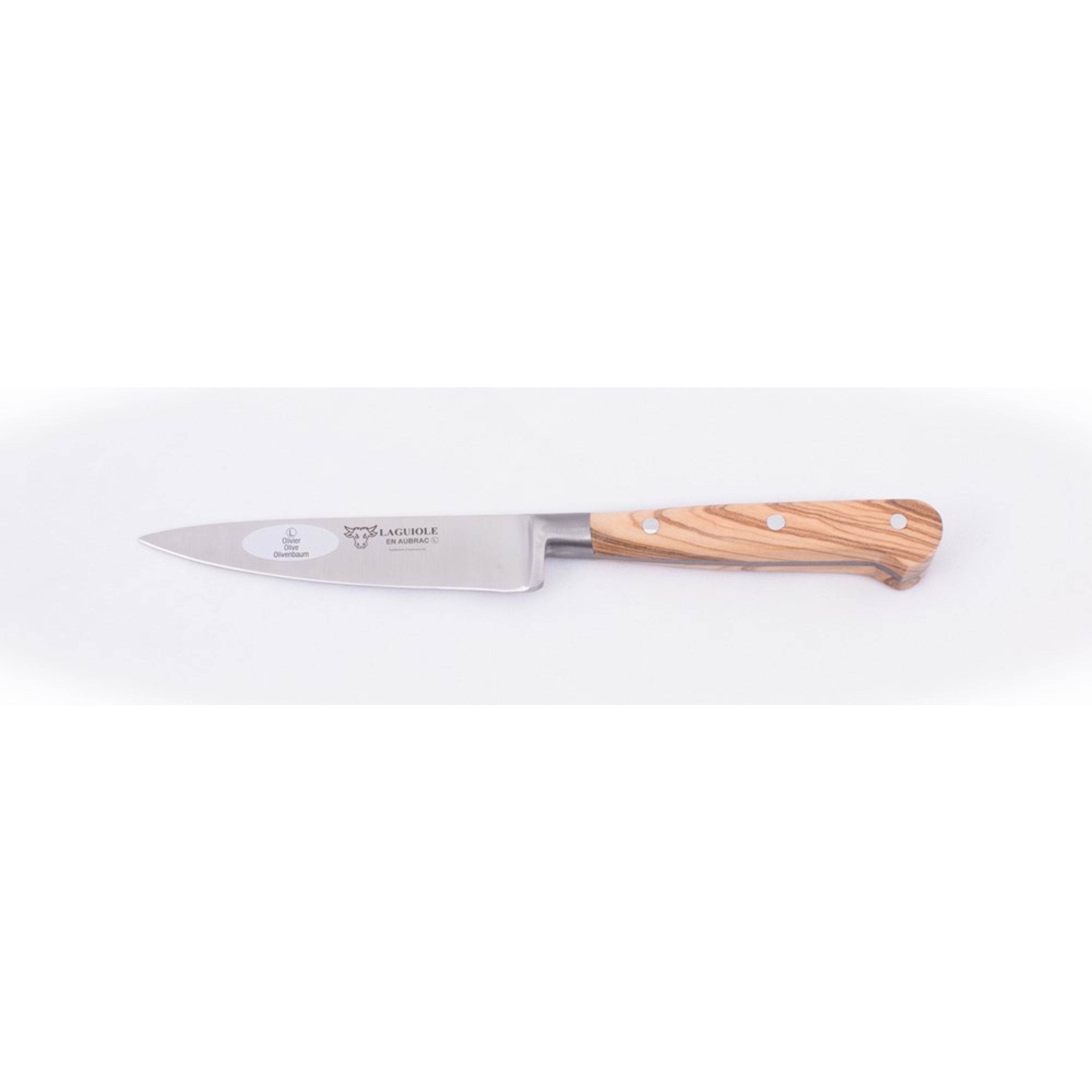 Laguiole en Aubrac Paring Knife 10cm - Olive Wood