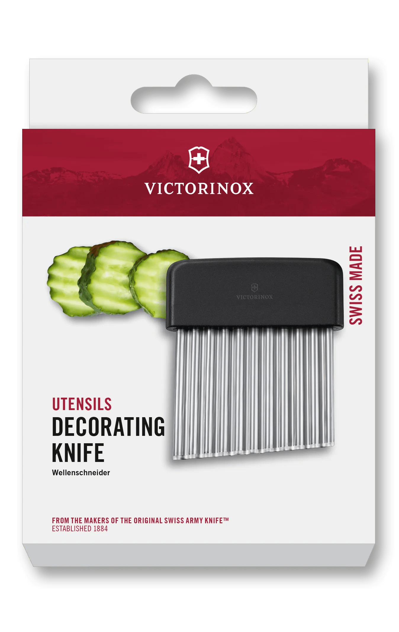Victorinox Crinkle Cutter Black 8.5cm
