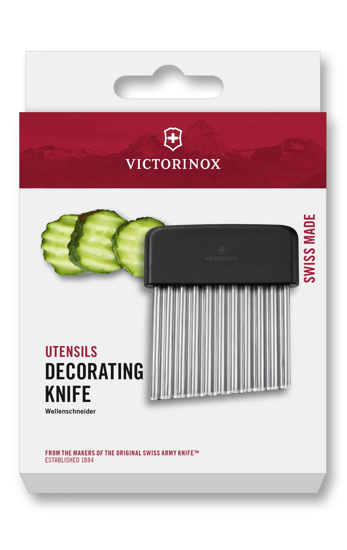 Victorinox Crinkle Cutter Black 8.5cm