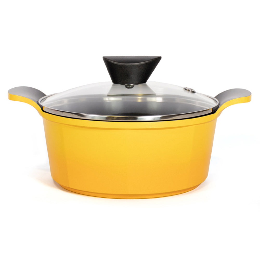 Neoflam Venn 20cm Casserole Induction Yellow 2.4L
