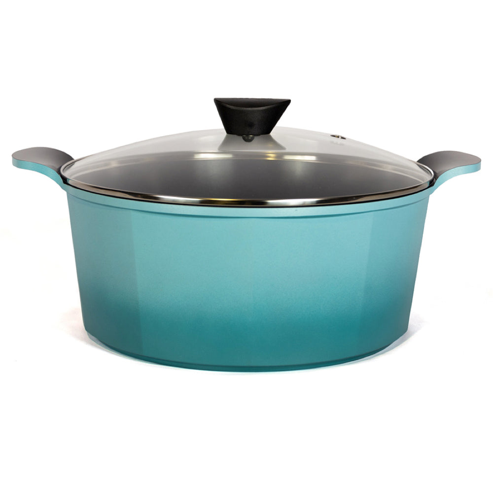 Neoflam Venn 32cm Casserole Induction Turquoise 9.6L