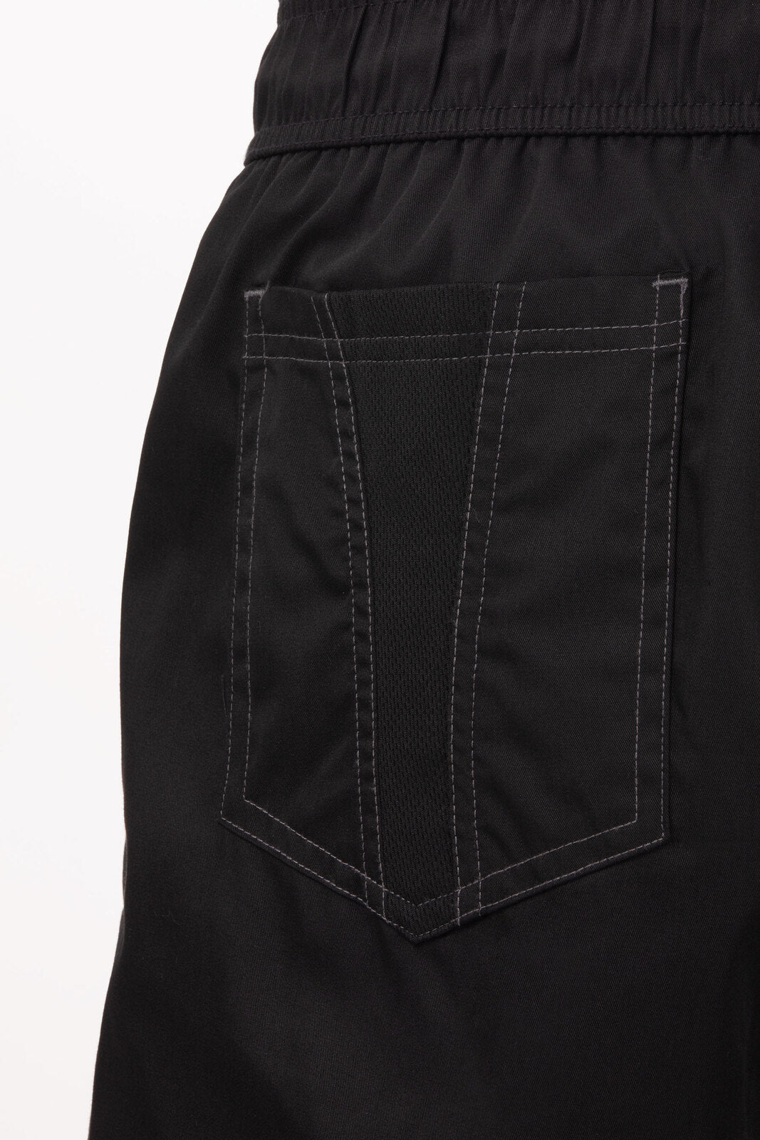 Chef Works Cool Vent Men's Baggy Chef Pants - Black