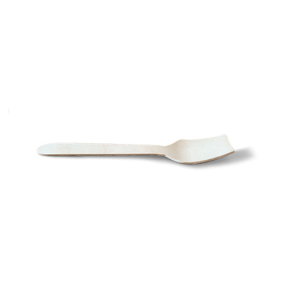 ecoware Coated Wooden Gelato Spade Spoon 95mm (Carton of 5000)