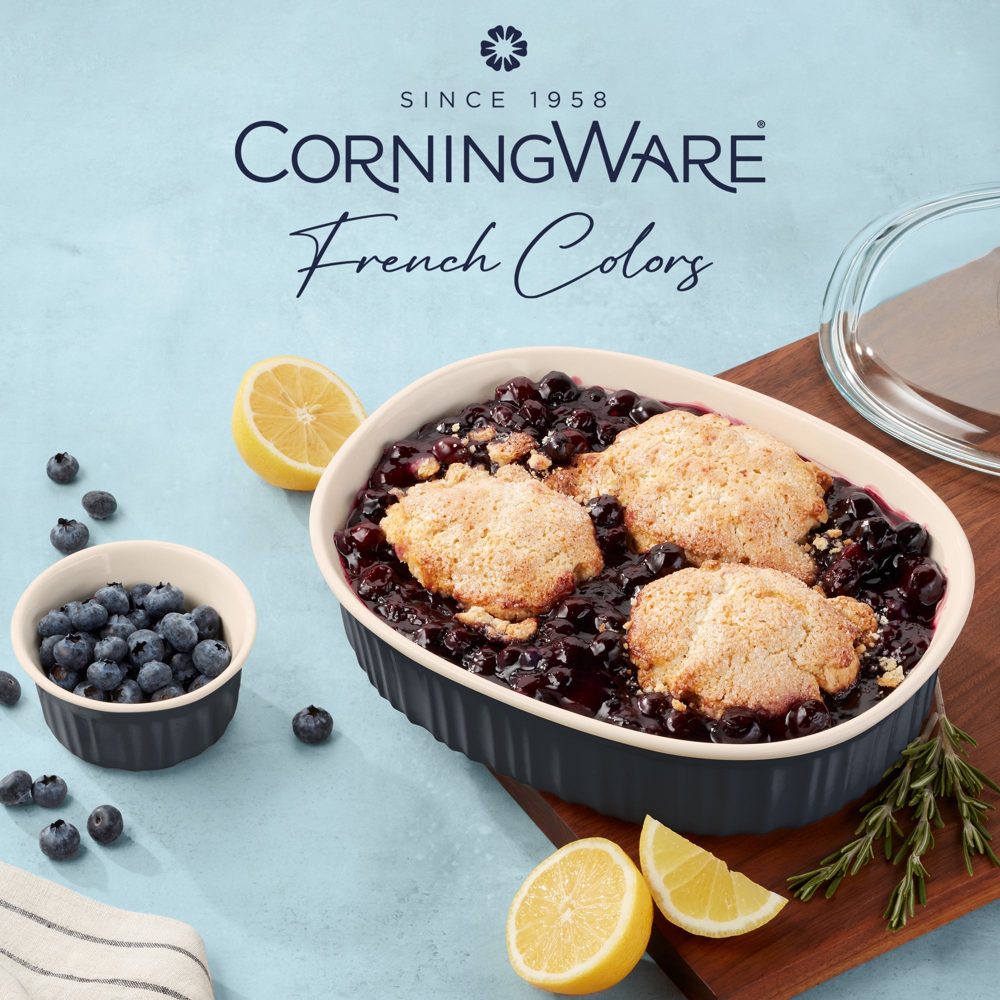 Corningware French Colors 10 Piece Set - Navy