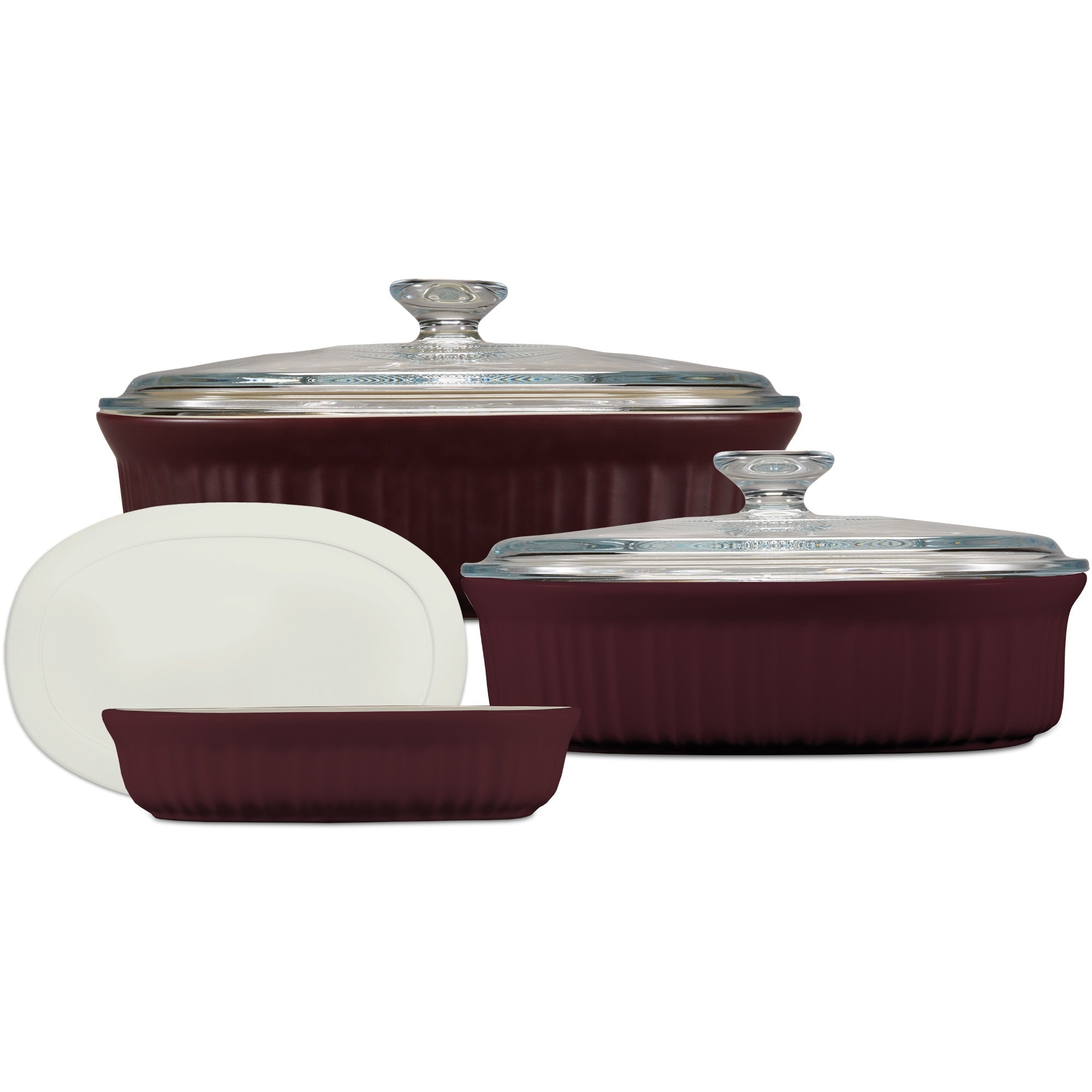 Corningware French Colors 6 Piece Set - Cabernet
