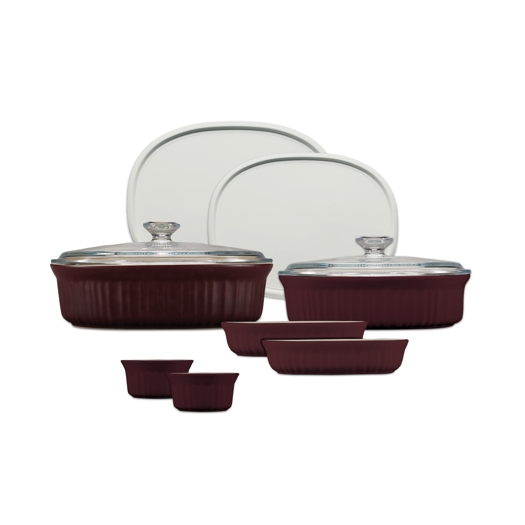 Corningware French Colors 10 Piece Set - Cabernet