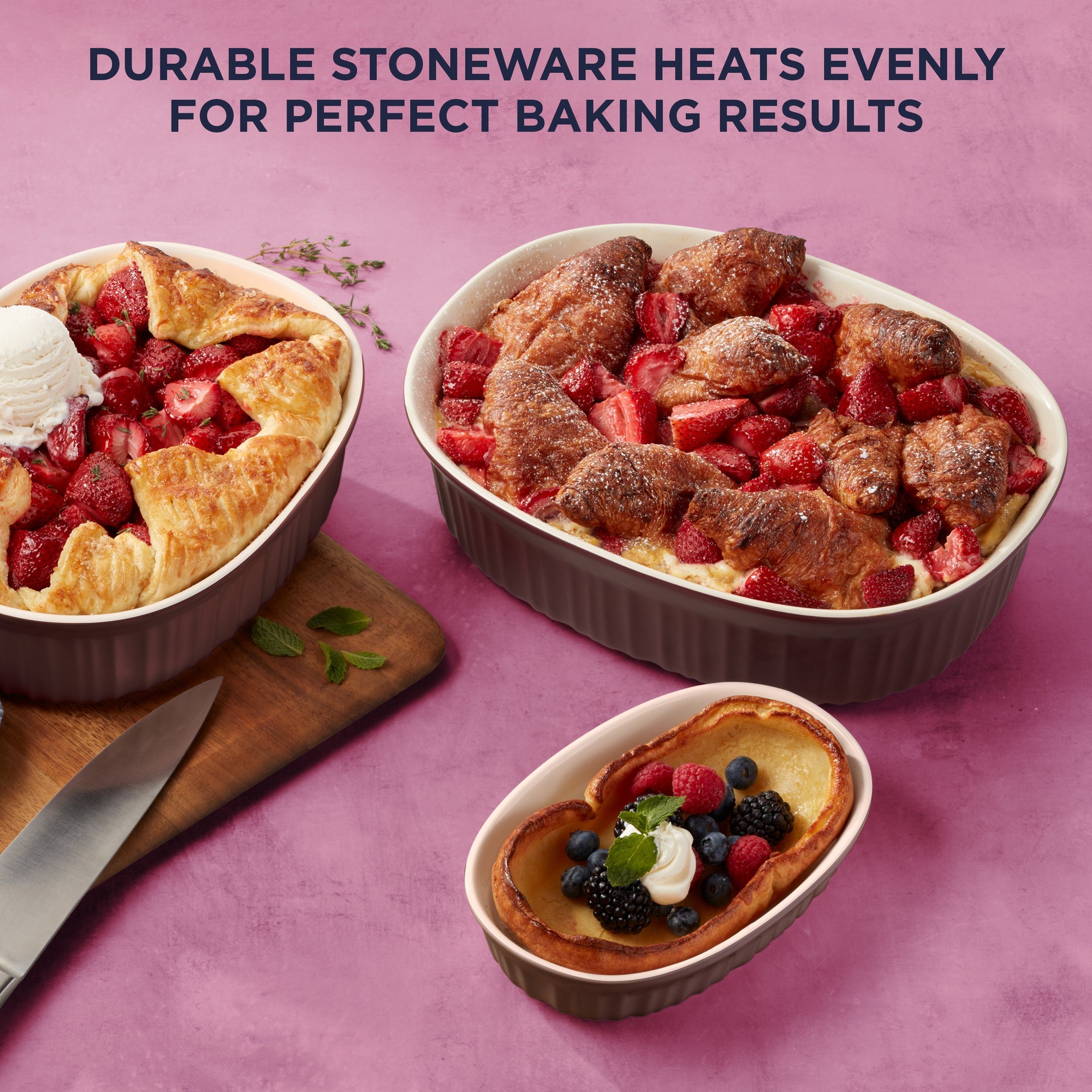 Corningware French Colors 10 Piece Set - Cabernet