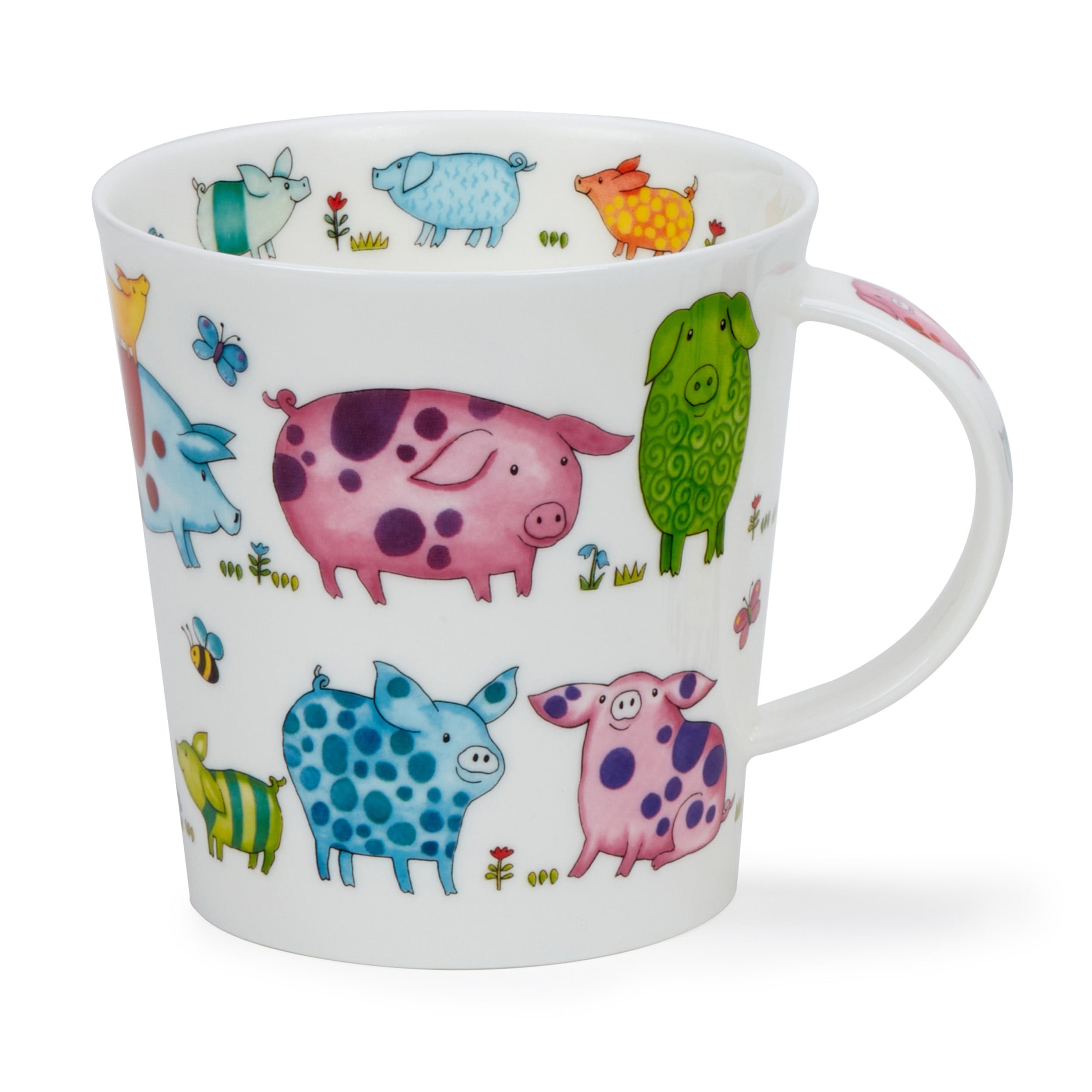 Dunoon Cairngorm Bright Bunch Pig Mug 480ml
