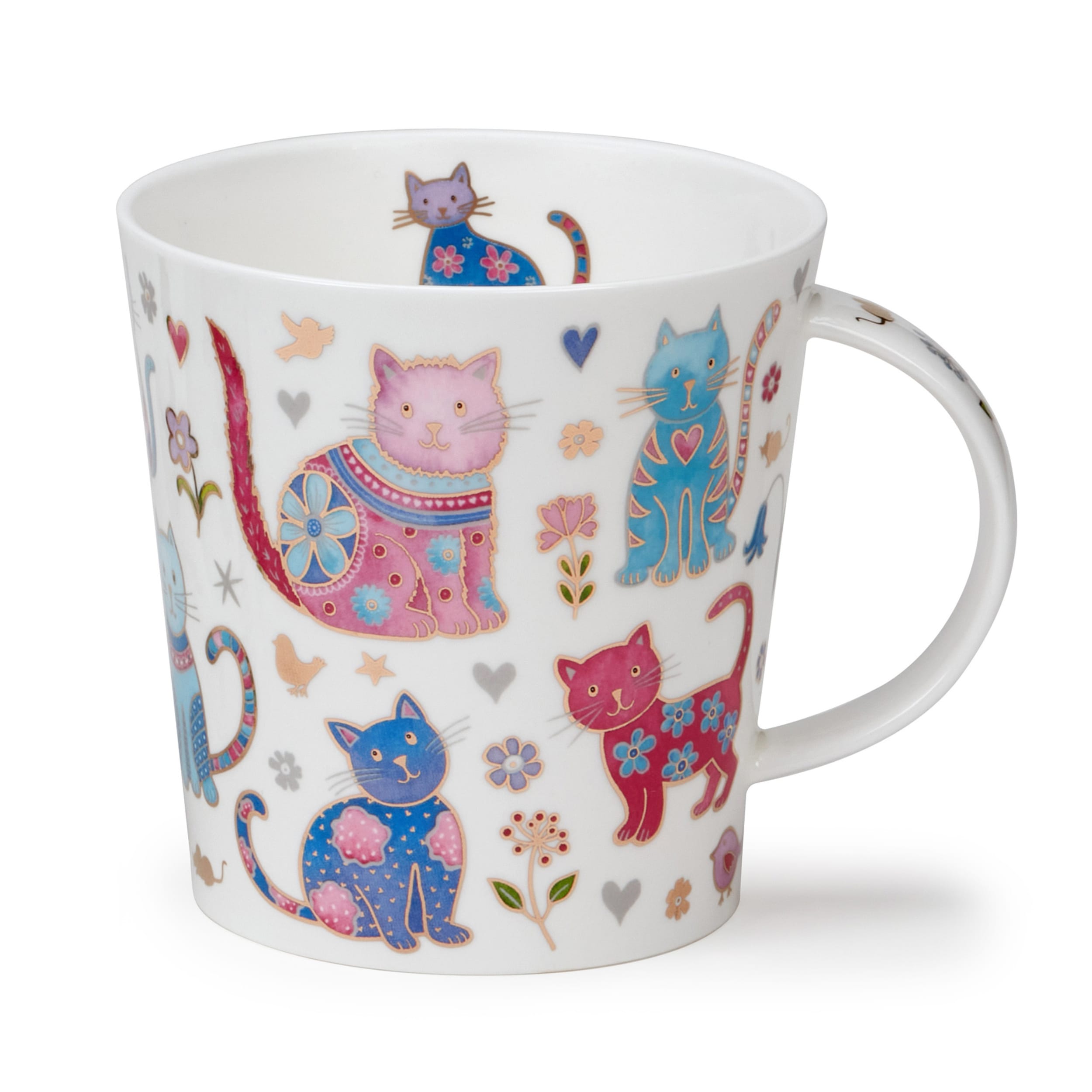 Dunoon Cairngorm Glitzy Gang Cat Mug 480ml