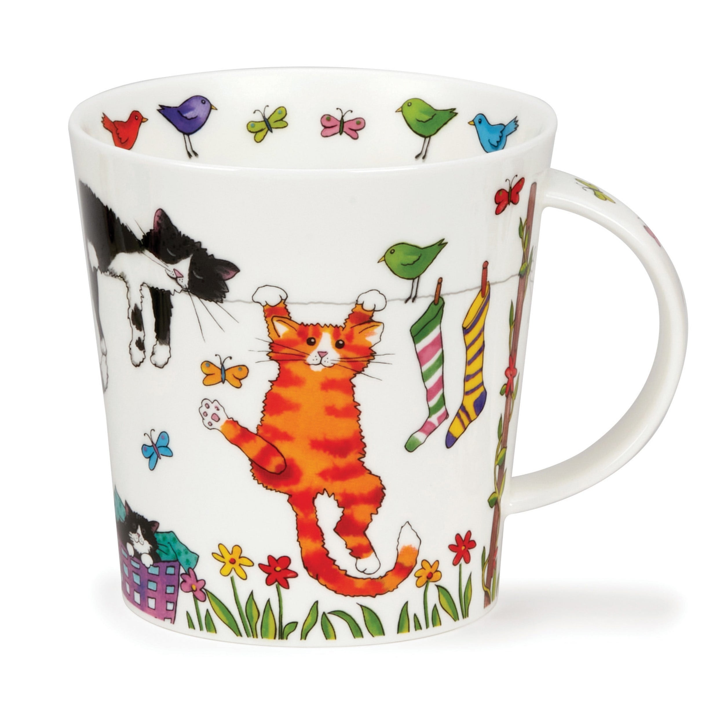 Dunoon Cairngorm Hanging Out Cat Mug 480ml